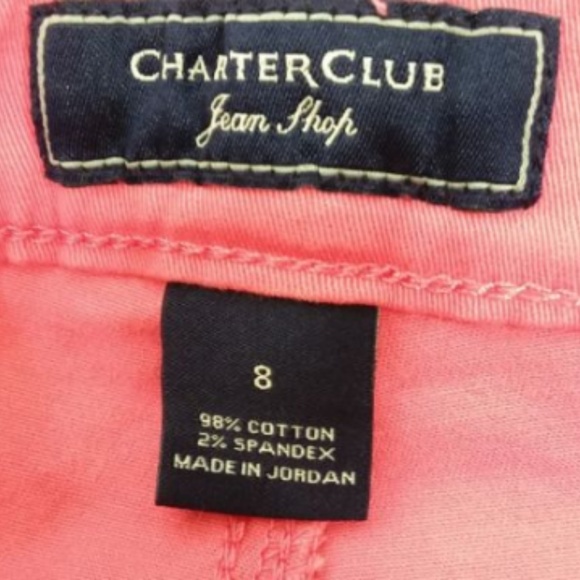 JM Collection Coral Linen Blend Pants -28 - Picture 6 of 7